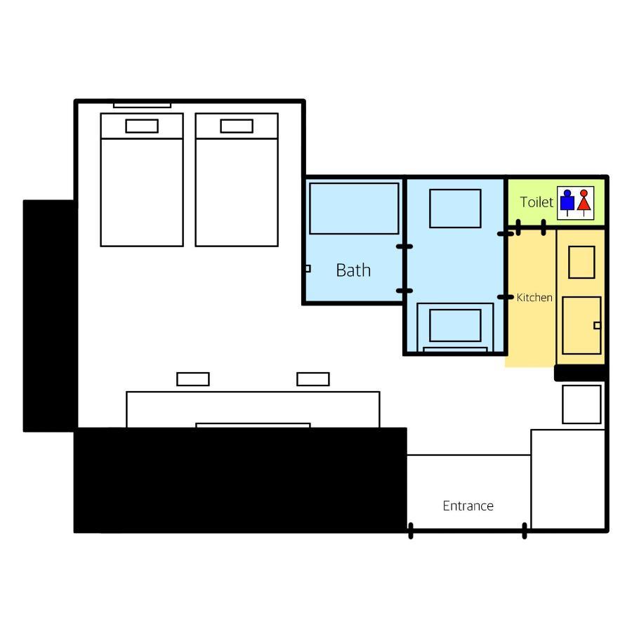 Grand Base Fukuoka Tenjin Aparthotel Luaran gambar