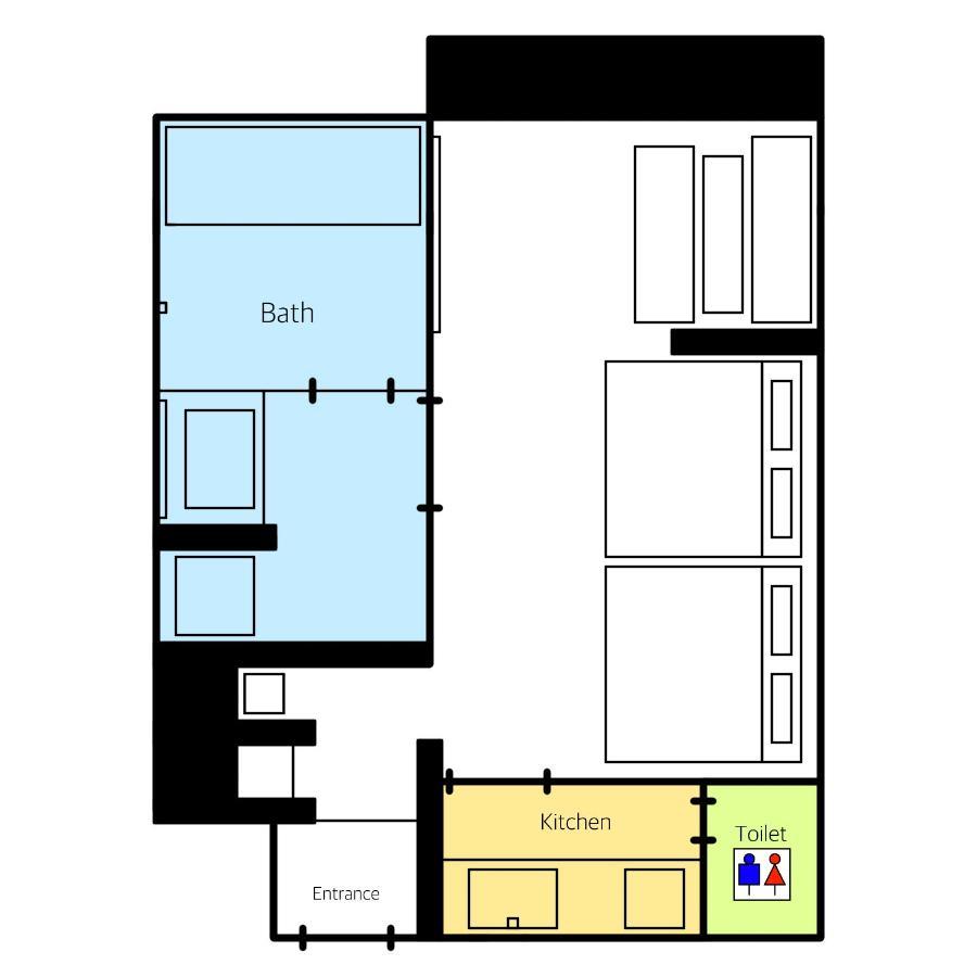 Grand Base Fukuoka Tenjin Aparthotel Luaran gambar